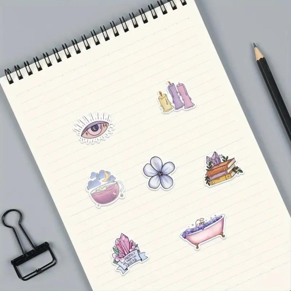 50 Pcs Witchy Stickers - Dreamy Magical Moon Stickers - Picture 3 of 4